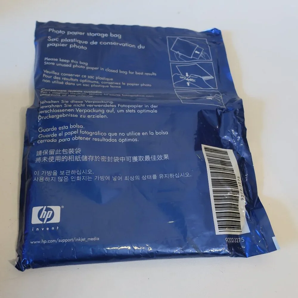 NIB HP Invent Photo Paper Storage Bag